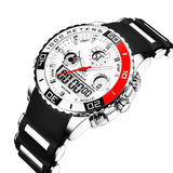 Men Rubber LED Digital Men's Quartz Watch