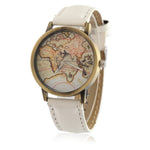 Global Travel By Plane Map Unisex Watch