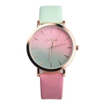 Retro Rainbow Design Women Dress Watch Quartz