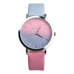 Retro Rainbow Design Women Dress Watch Quartz