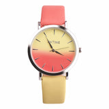 Retro Rainbow Design Women Dress Watch Quartz