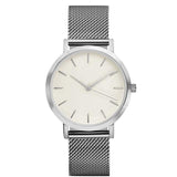 Fashion Women Watch Crystal Stainless Steel Analog Quartz
