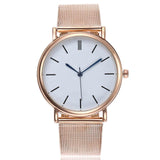 Fashion Women Watch Crystal Stainless Steel Analog Quartz