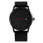 Leather Quartz Watch Men Casual Sports