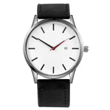 Leather Quartz Watch Men Casual Sports